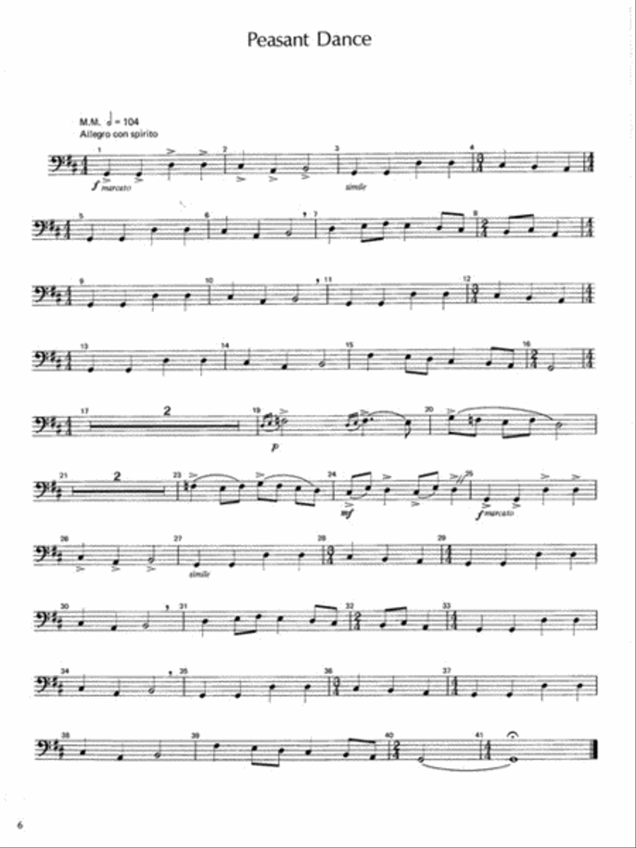 Master Solos Intermediate Level – Bassoon Bassoon Solo scores gallery preview page 7