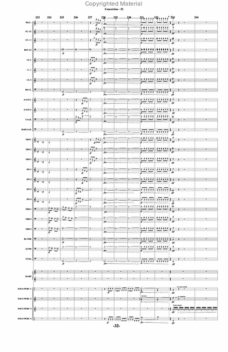 Concertino for 4 Percussion image number null