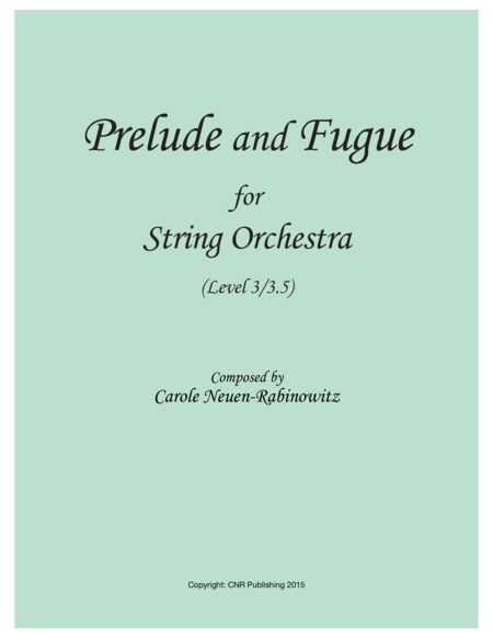 Prelude and Fugue for String Orchestra image number null