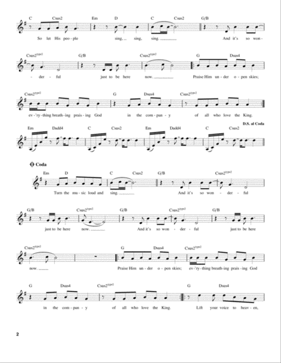 Open Skies Acoustic Guitar scores gallery preview page 2