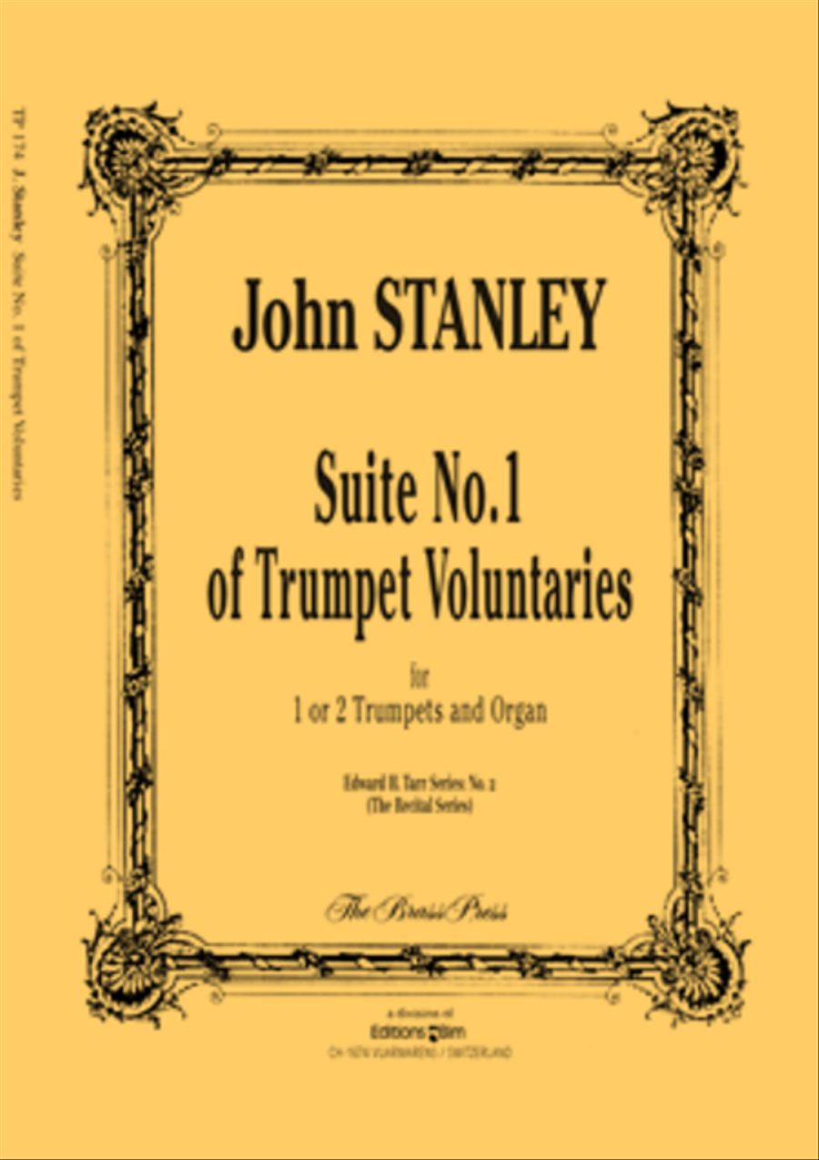 Book cover for Suite N° 1 of Trumpet Voluntaries in D