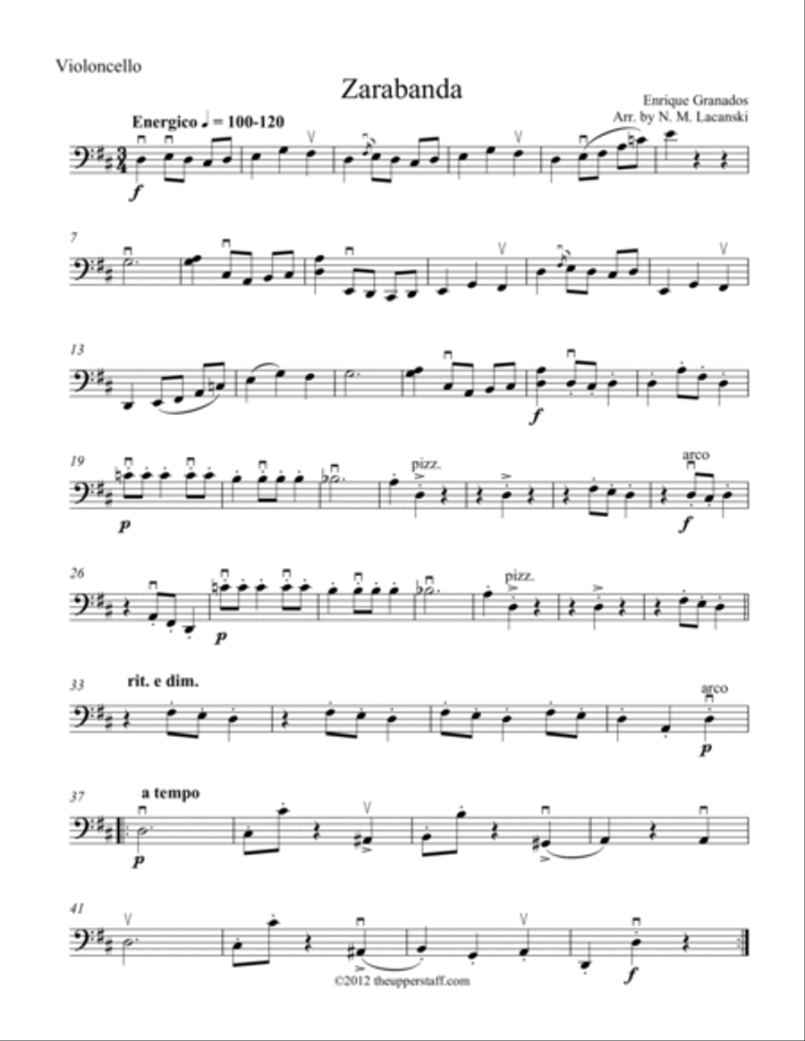 Zarabanda Zarabanda String Orchestra scores gallery preview page 4