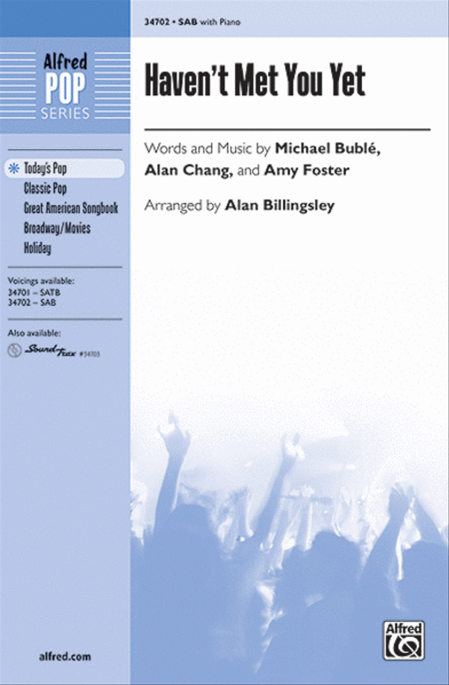 Haven't Met You Yet 3-Part scores gallery preview page 1