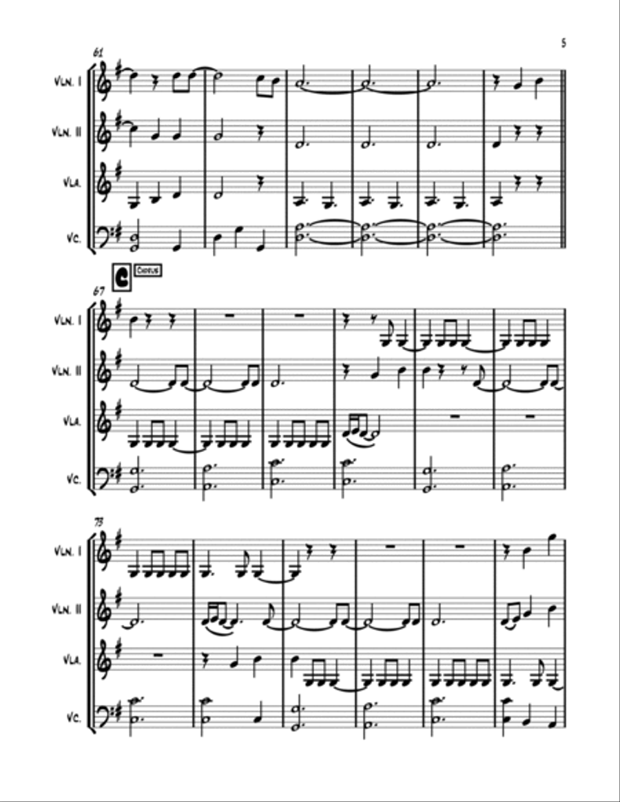 Tenerife Sea String Quartet scores gallery preview page 6