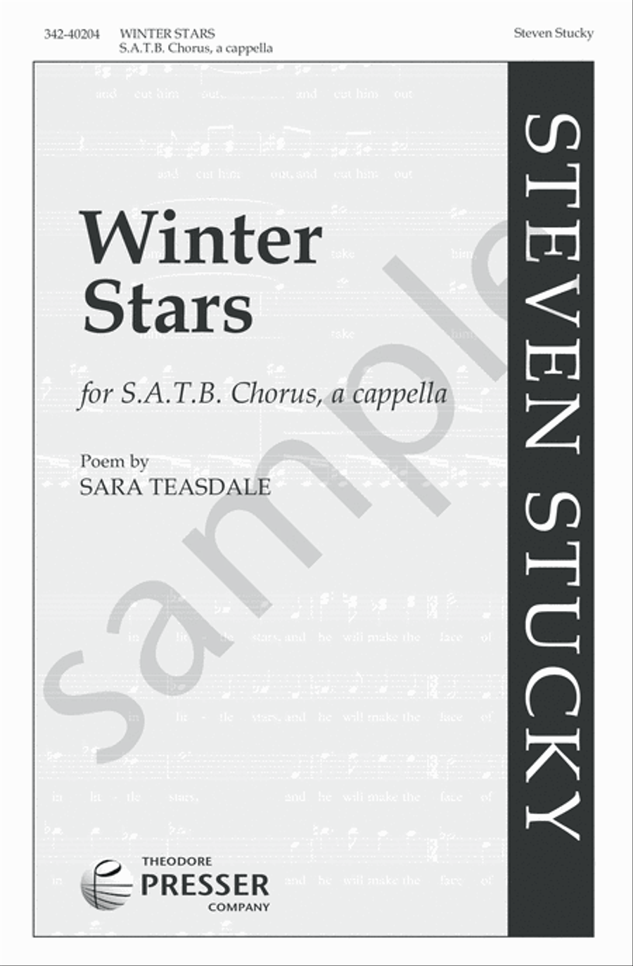 Winter Stars Winter Stars 4-Part scores gallery preview page 2