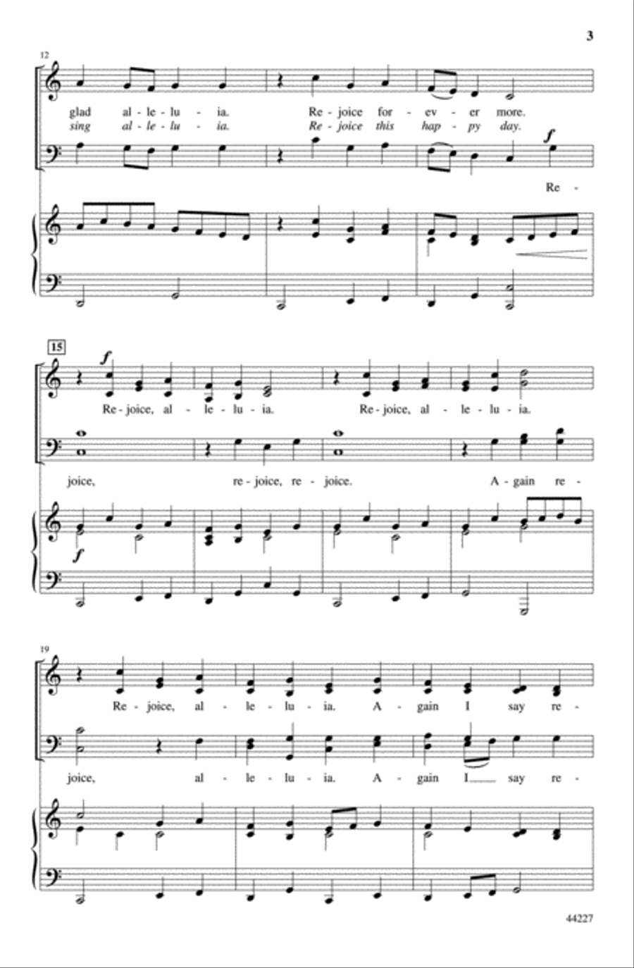 Rejoice! Rejoice! Choir scores gallery preview page 2