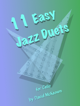 Book cover for 11 Easy Jazz Duets for Cello