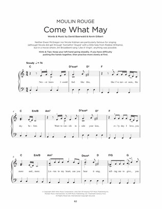 Come What May (from Moulin Rouge)