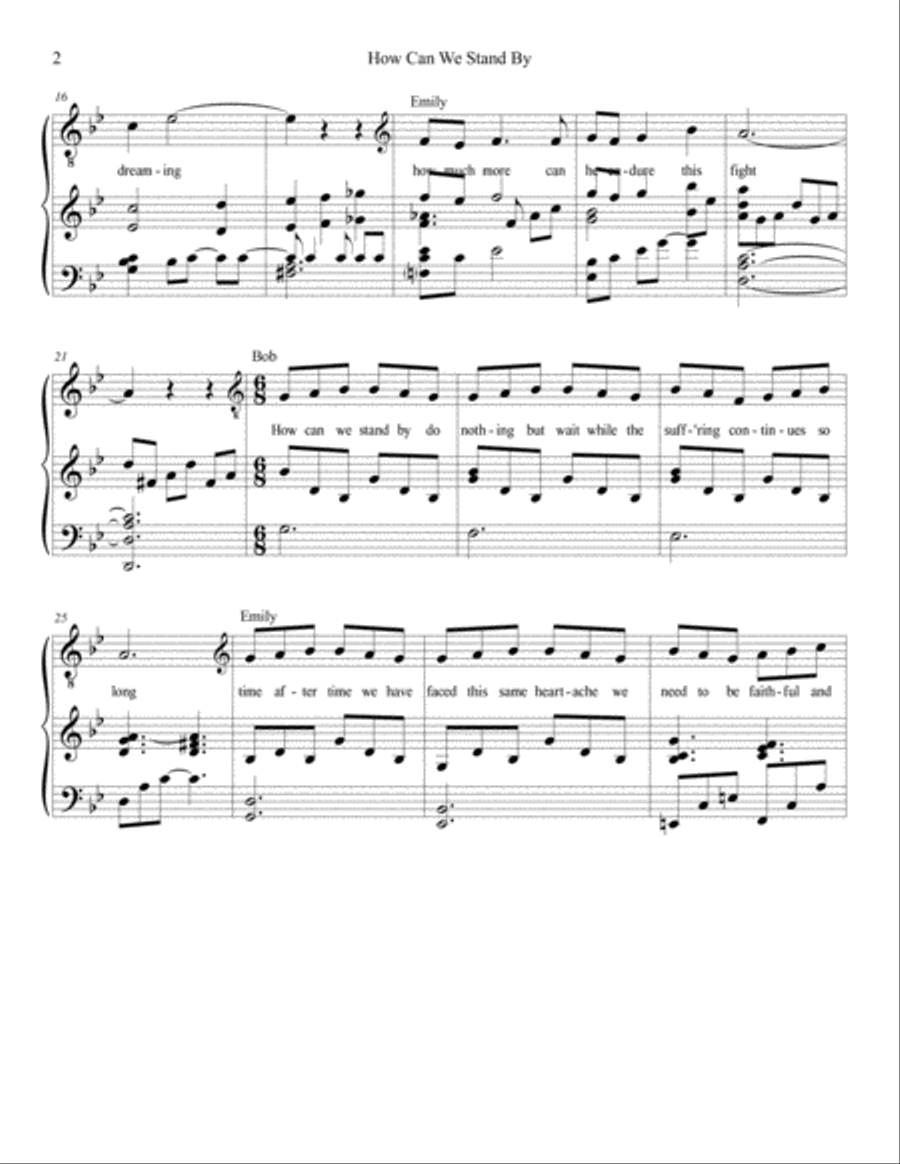 How Can We Stand By Voice Solo scores gallery preview page 2