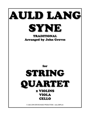 Book cover for Auld Lang Syne - String Quartet