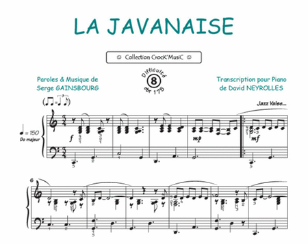 La Javanaise (Collection CrocK'MusiC)