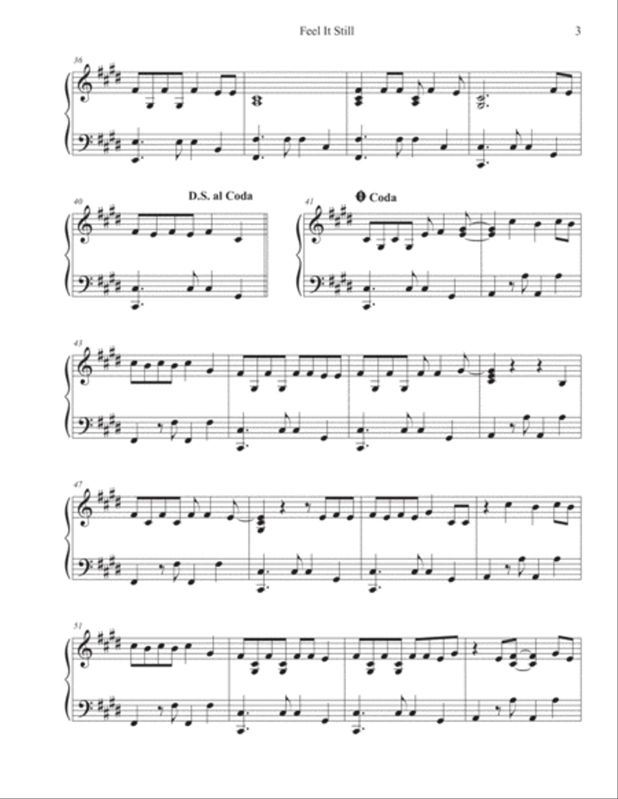 Feel It Still Harp scores gallery preview page 3