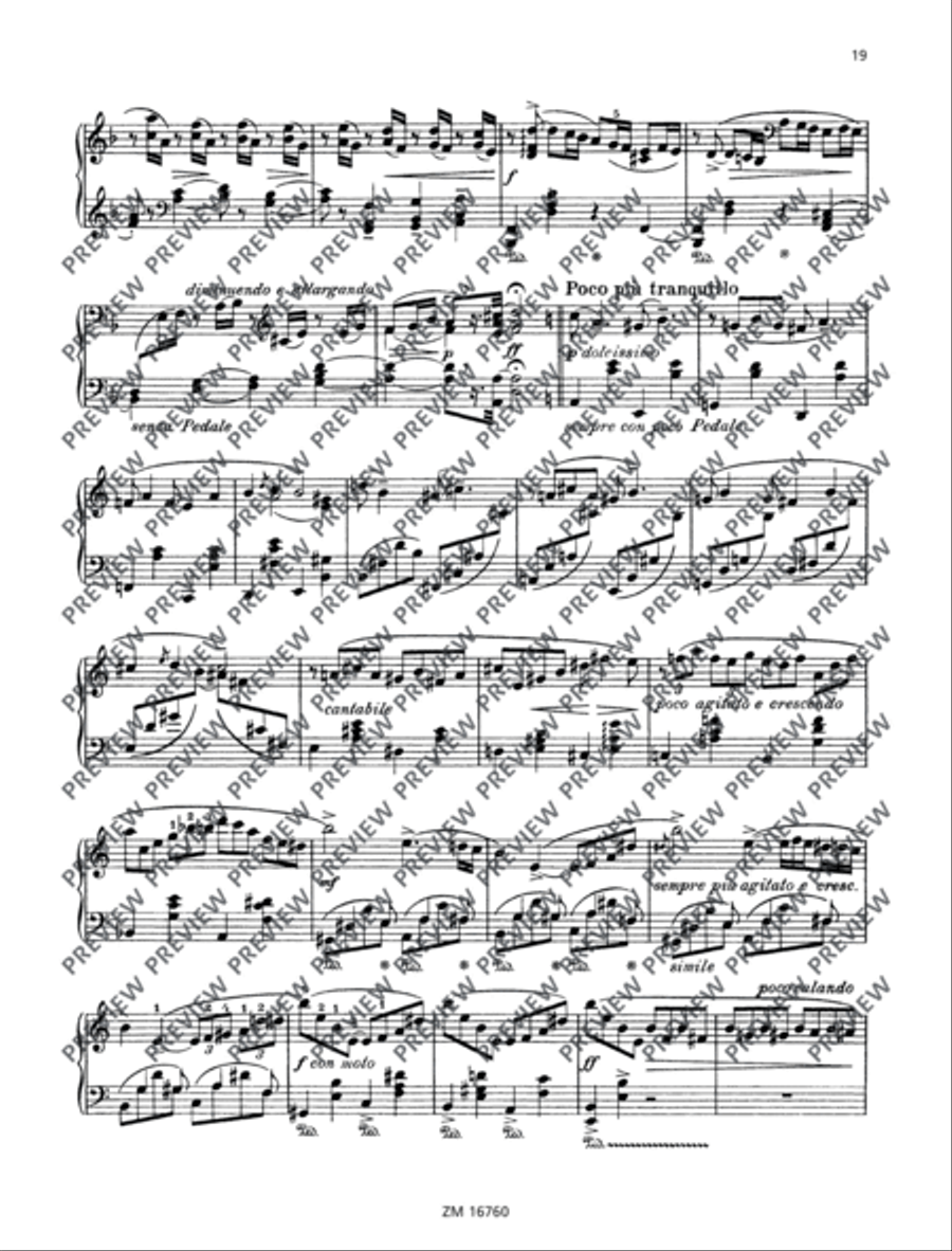 Romantic Sketches Piano Solo scores gallery preview page 20
