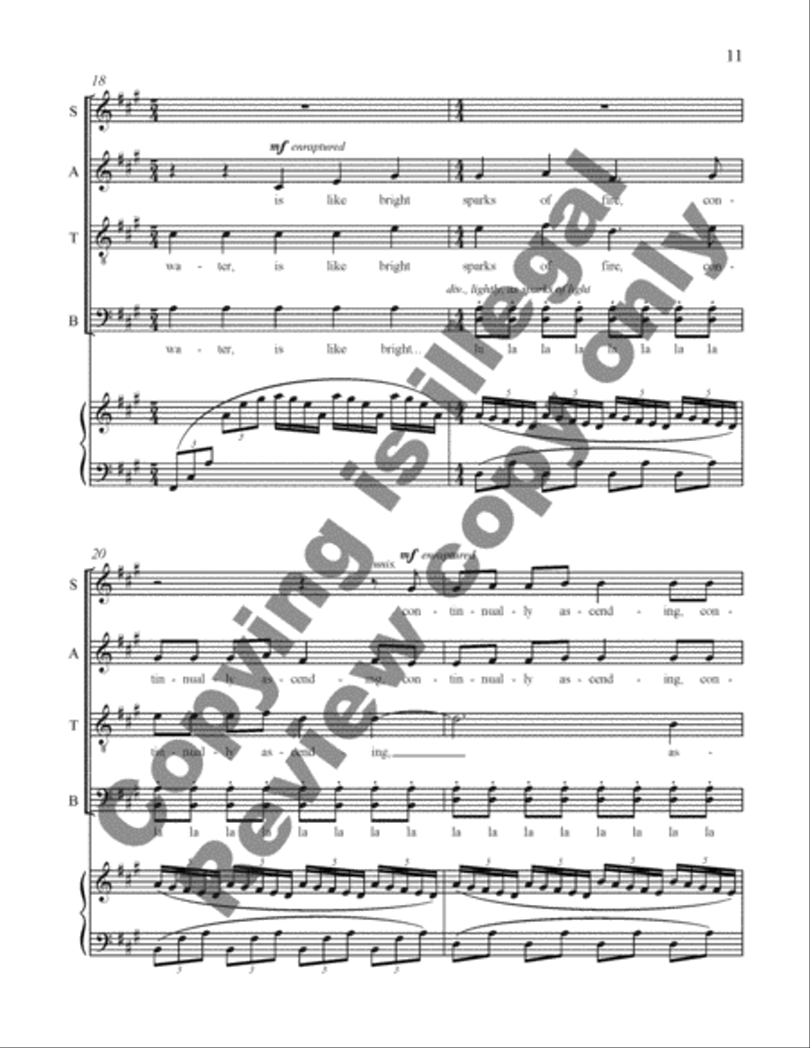 To Love This Earth: II. The Creatures 4-Part scores gallery preview page 25