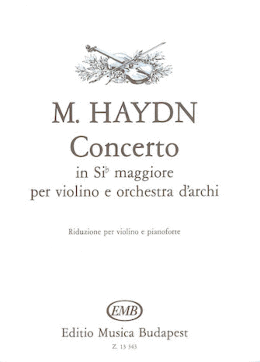 Violin Concerto in B-Flat Major, MH 36