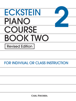 Book cover for Eckstein Piano Course Book Two