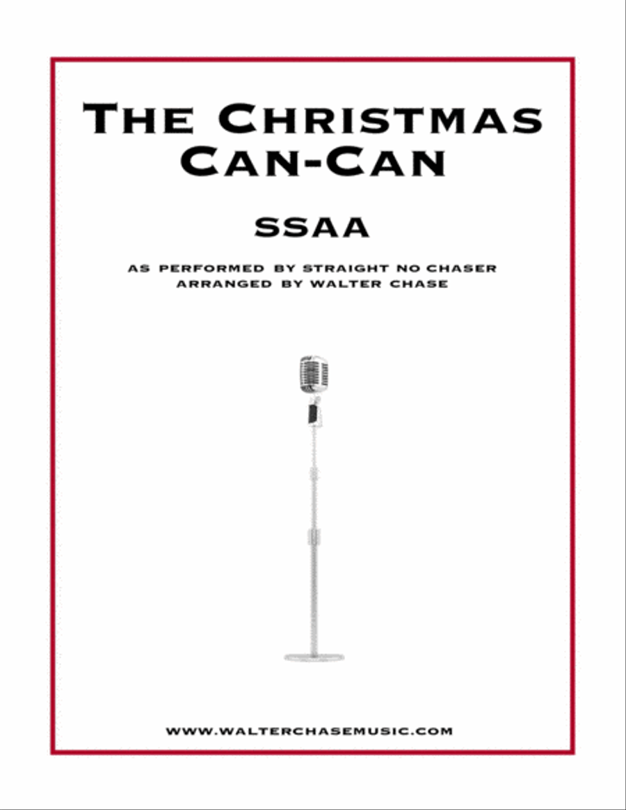 The Christmas Can-Can (as performed by Straight No Chaser) - SSAA SSAA scores gallery preview page 1