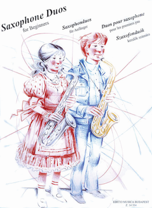 Book cover for Saxophone Duos For Beginners