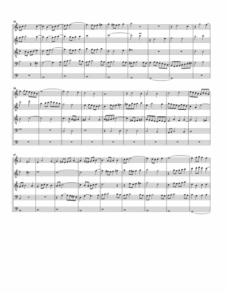 Kyrie, Gott, heiliger Geist, BWV 671 from Klavier Uebung, III. Teil (arrangement for 5 recorders)