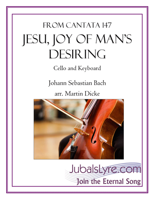 Jesu, Joy of Man's Desiring (Cello and Keyboard)