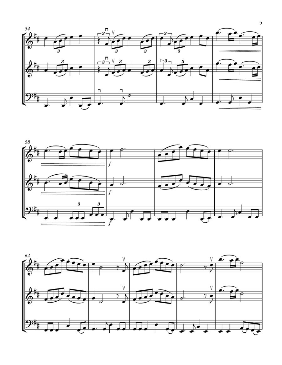 Speechless String Trio scores gallery preview page 5