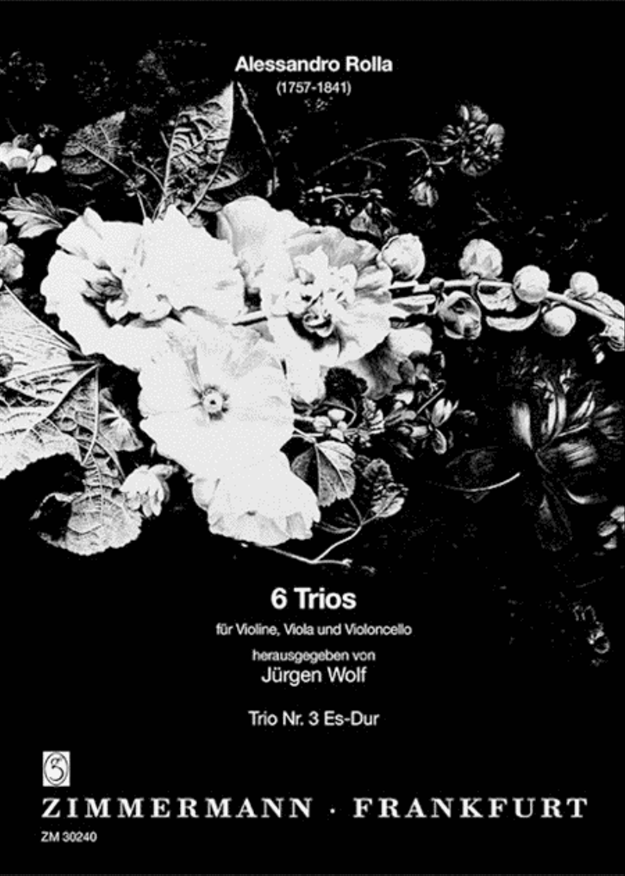Six Trios String Trio scores gallery preview page 1