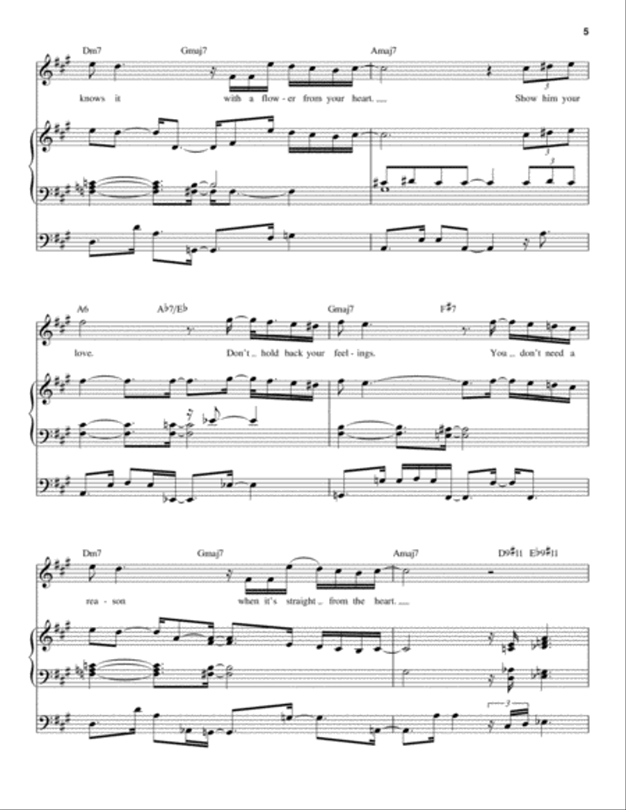 Send One Your Love Piano scores gallery preview page 5