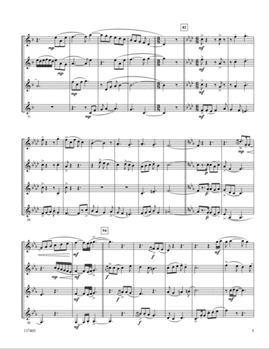 Coventry Carol Coventry Carol Horn scores gallery preview page 5
