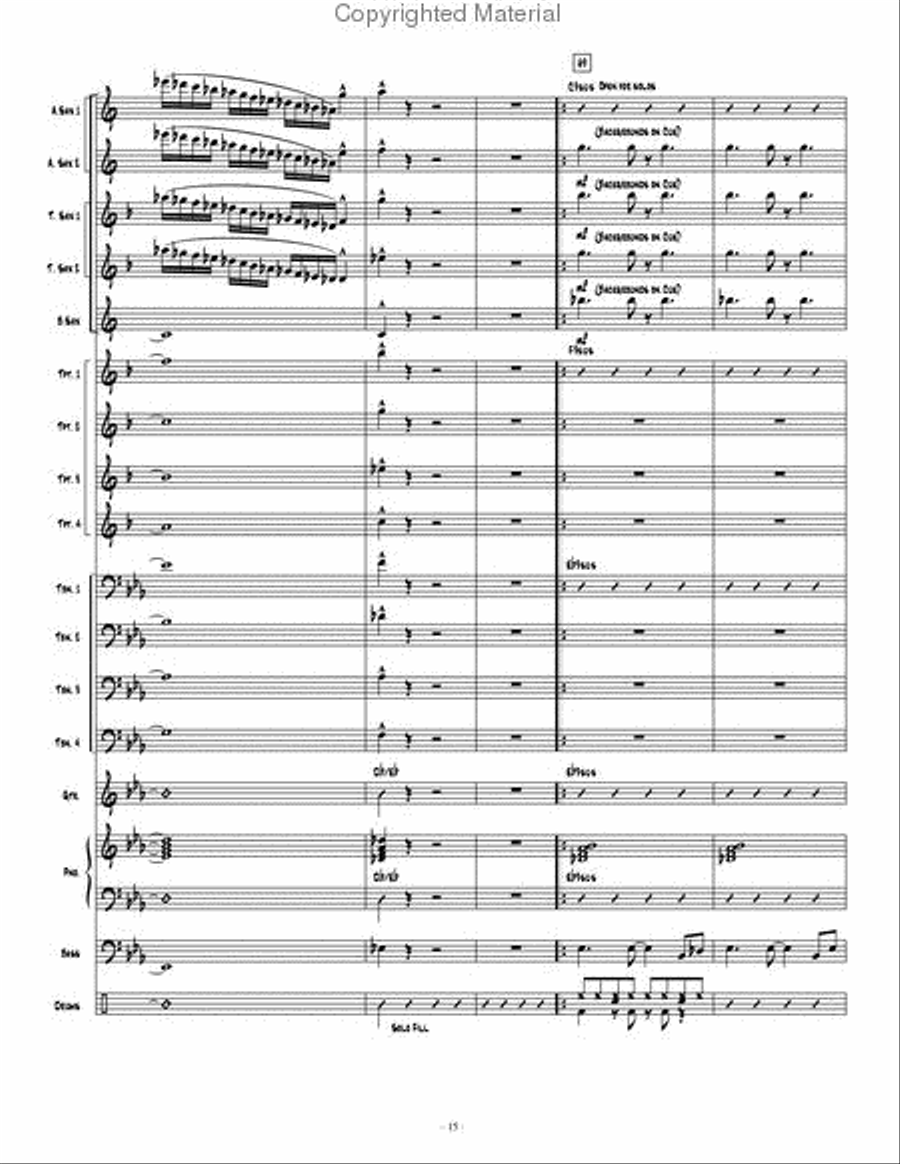 City Lights Jazz Ensemble scores gallery preview page 16