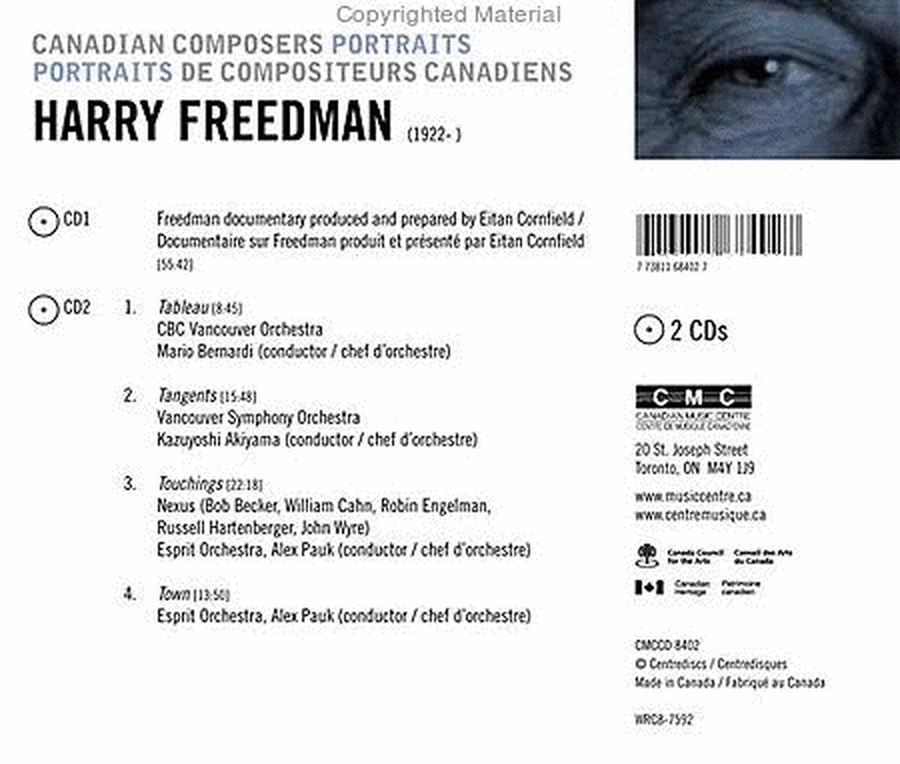 Harry Freedman Portrait