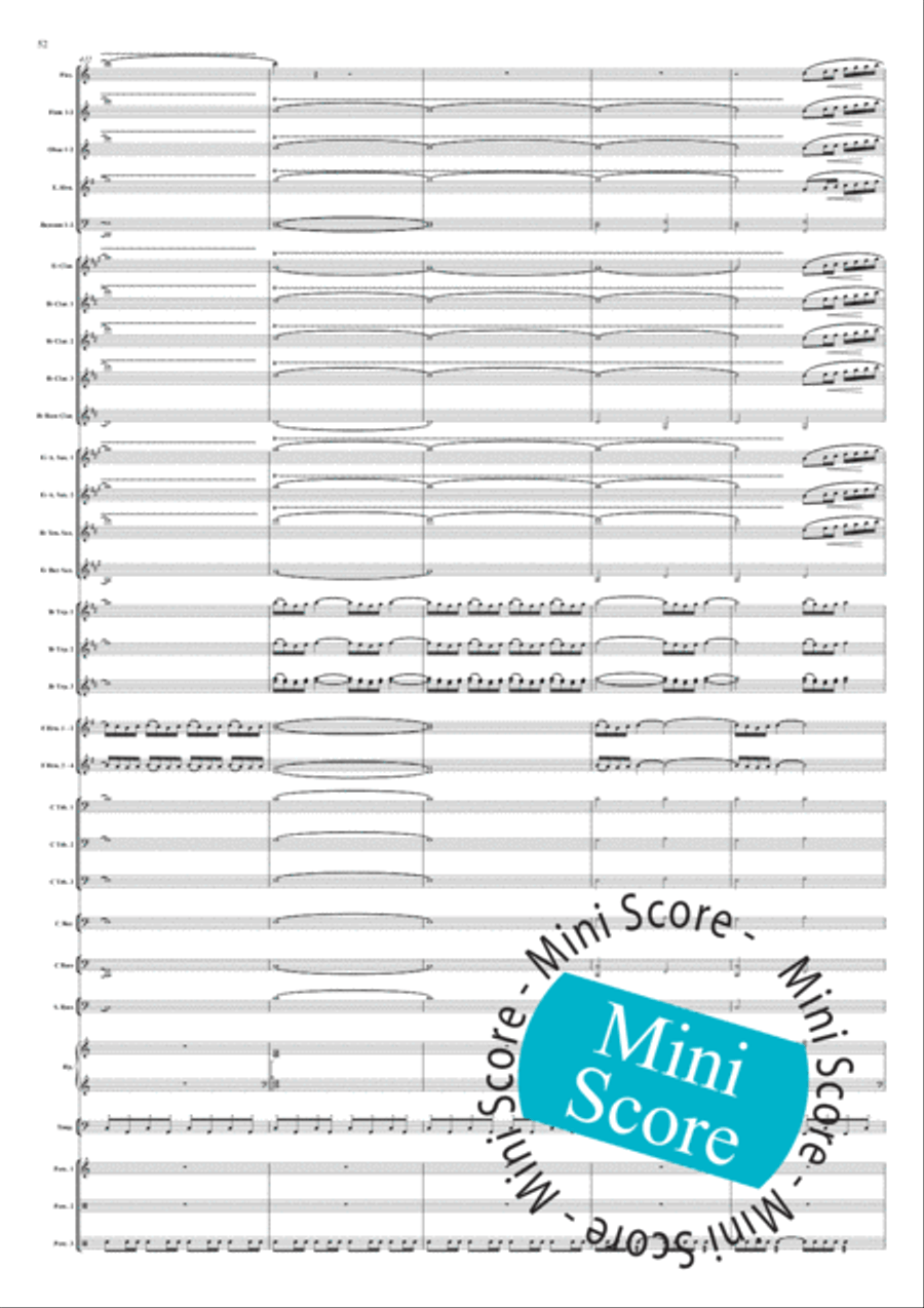 Songs of Liberation Concert Band scores gallery preview page 56