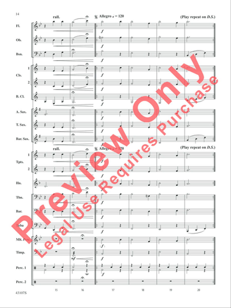 Happy Holidays---Vol. 2 Happy Holidays---Vol. 2 Concert Band scores gallery preview page 6