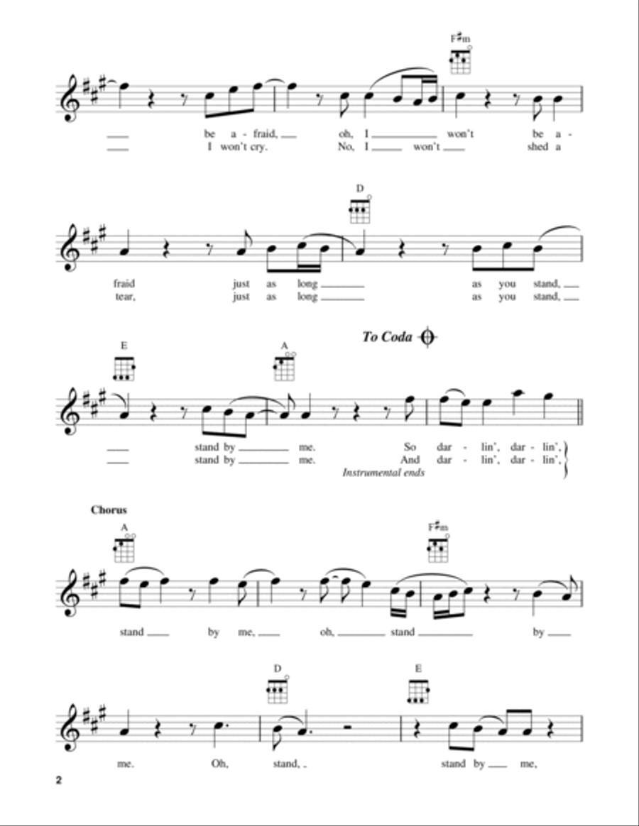 Stand by me ben shop e king ukulele