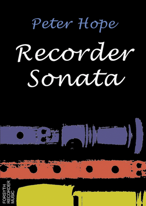 Book cover for Recorder Sonata