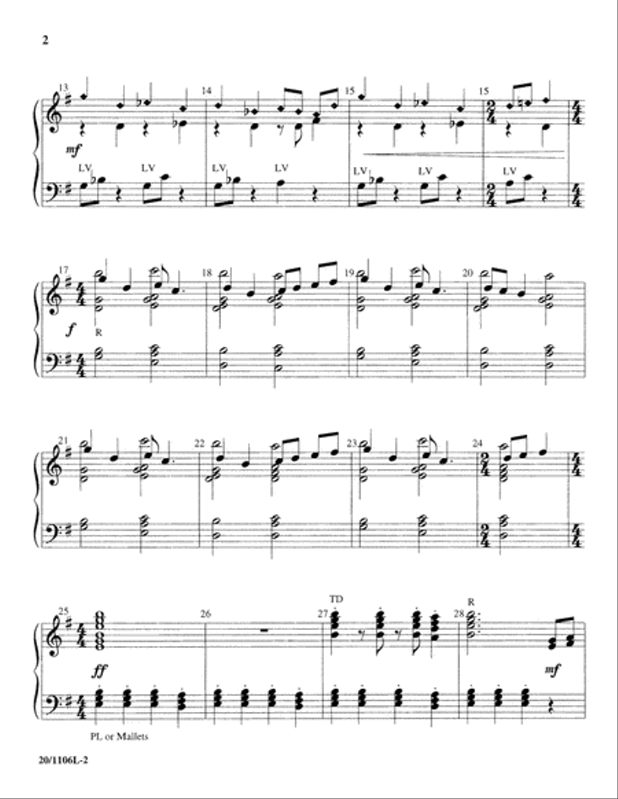 Ring Praises Unto Thee Ring Praises Unto Thee 3-Octaves scores gallery preview page 2