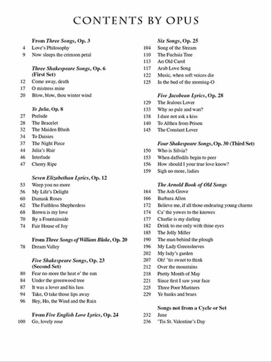 Roger Quilter – Collected Songs Low Voice scores gallery preview page 3
