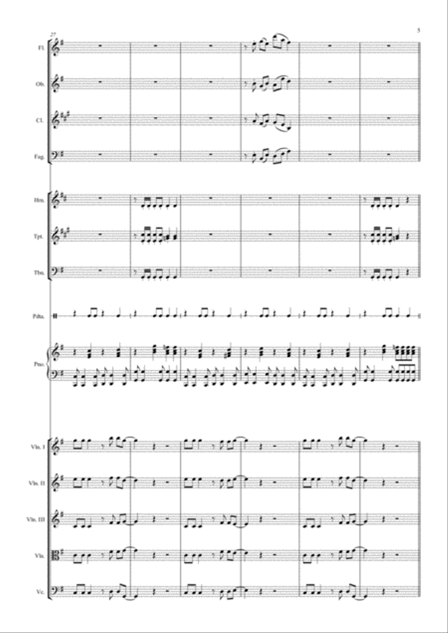 Shalala (Full Orchestra) Op.8 Nro.3
