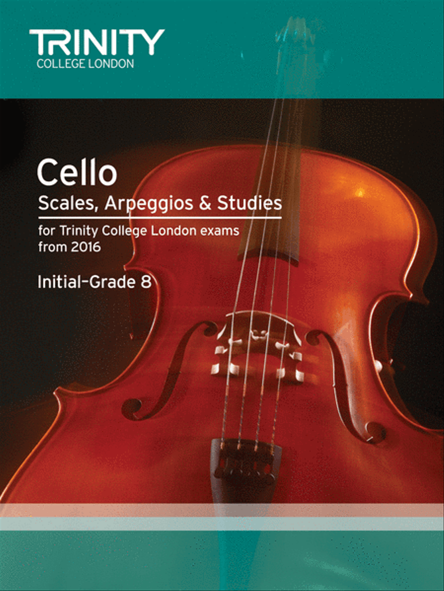 Cello Scales, Arpeggios & Studies Initial-Grade 8 from 2016 Cello scores gallery preview page 1