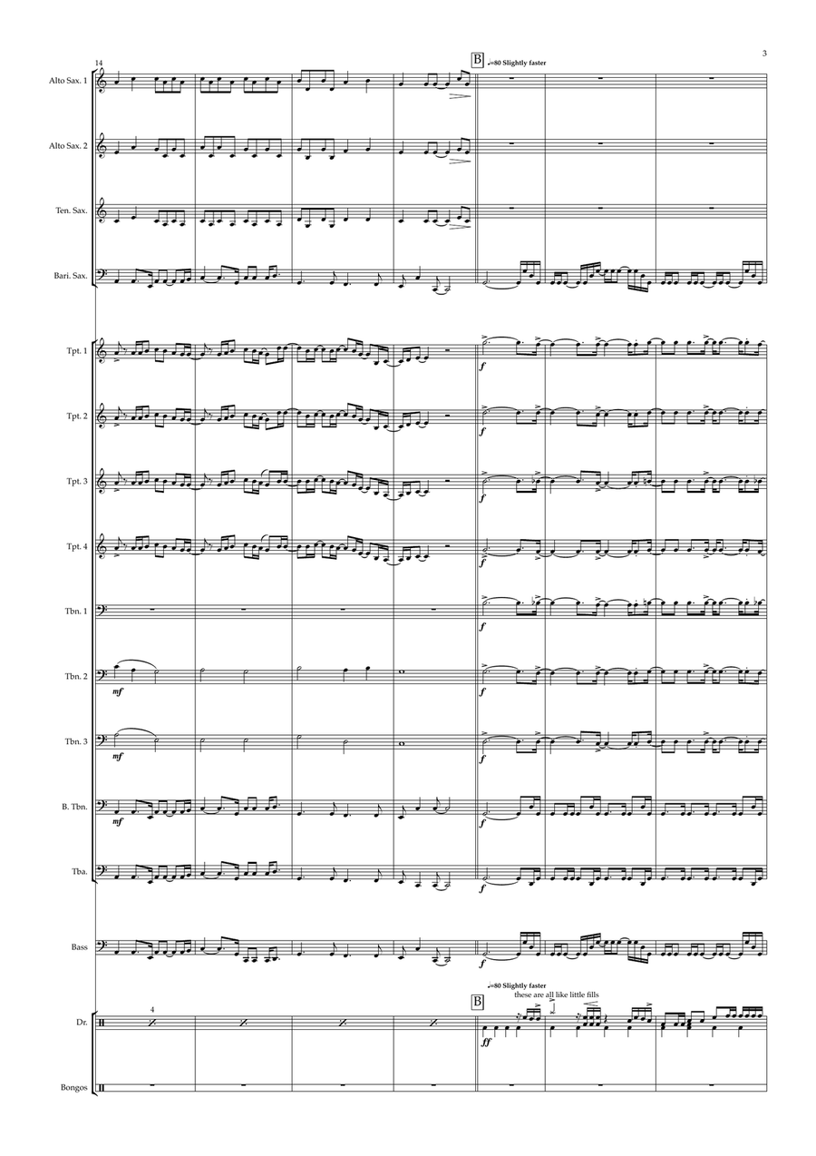 I'm Just Ken I'm Just Ken Jazz Ensemble scores gallery preview page 3