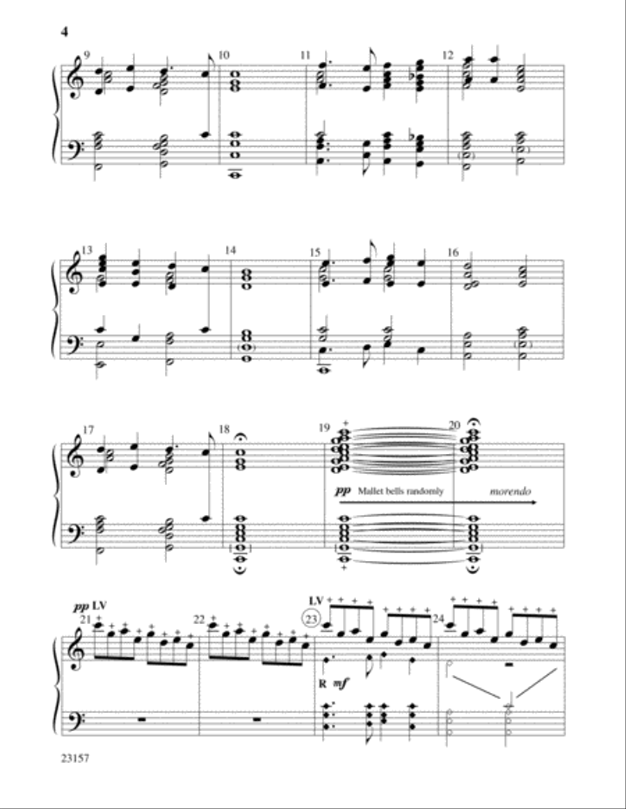 In the Bleak Midwinter In the Bleak Midwinter Handbell Choir scores gallery preview page 3