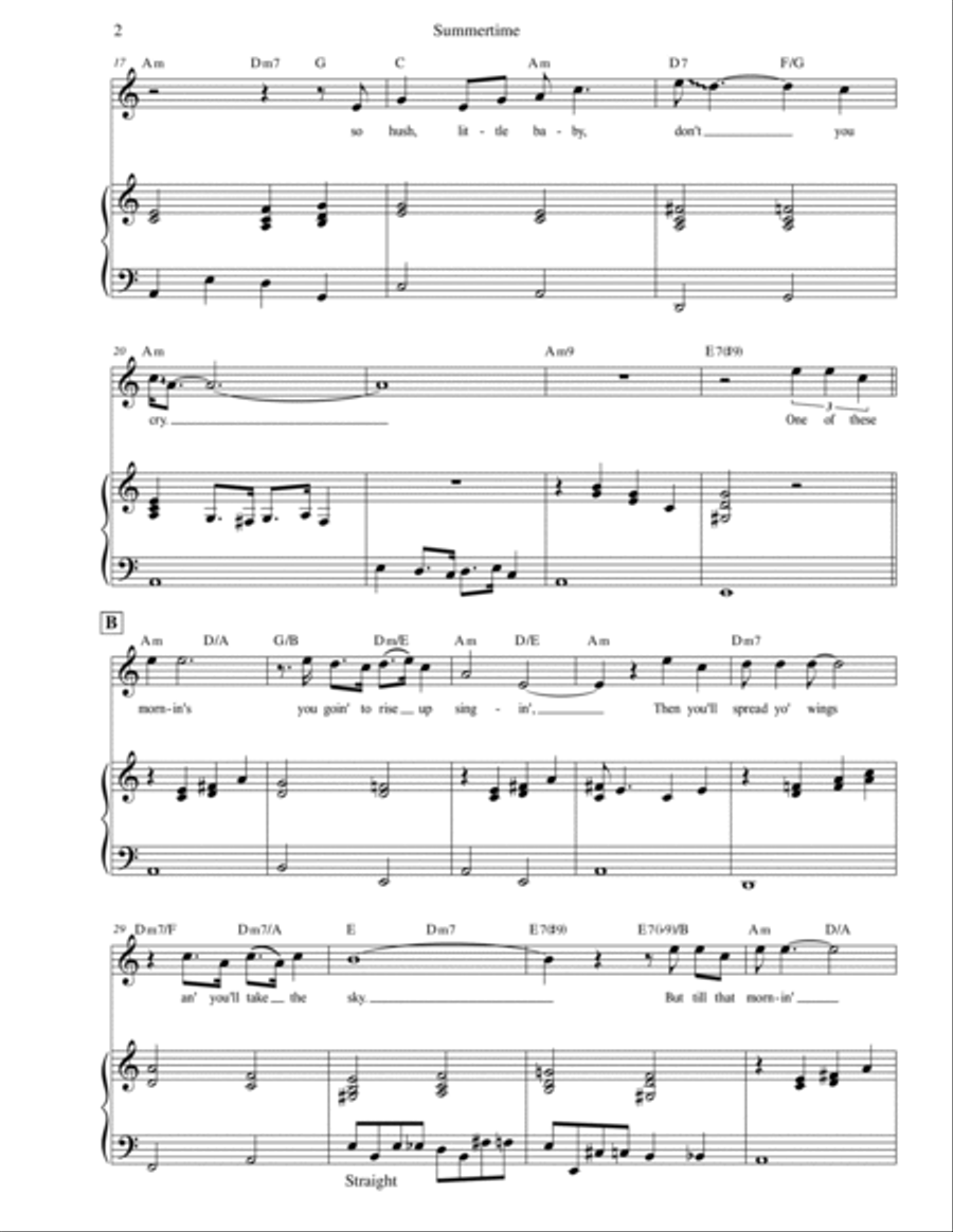 Summertime Summertime Voice scores gallery preview page 4