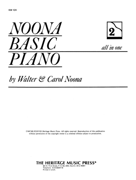 Noona Basic Piano Book 2