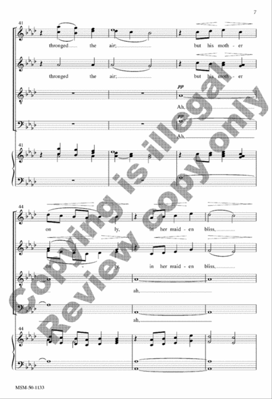In the Bleak Midwinter Divisi scores gallery preview page 17