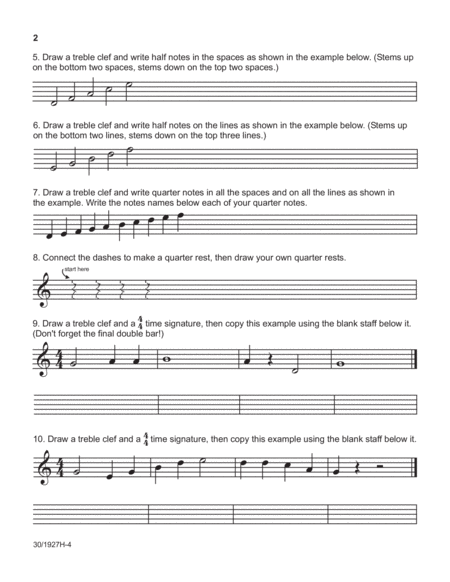 A Young Musician's Guide to Composing: Student Workbook