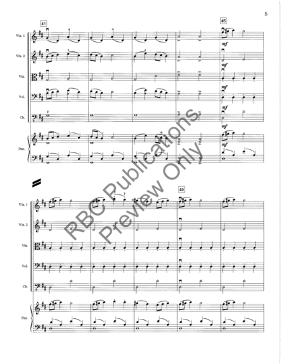 Song And Dance (Score) Song And Dance (Score) String Orchestra scores gallery preview page 8