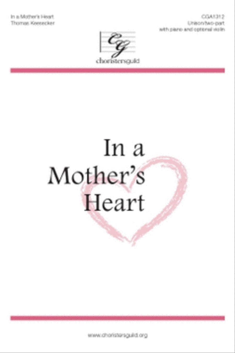 -In a Mother's Heart 2-Part scores gallery preview page 1