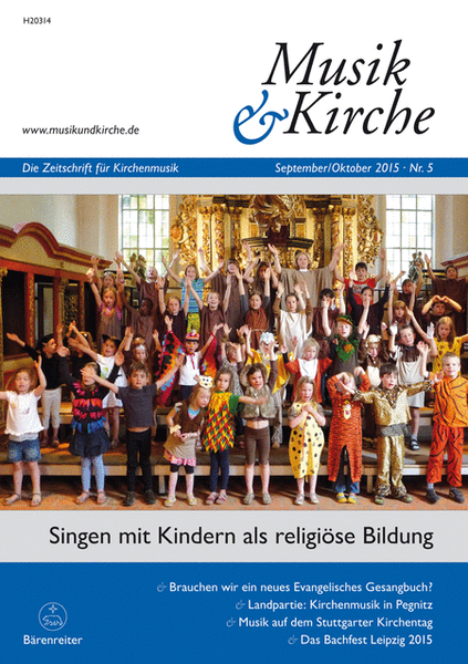 Musik & Kirche, Heft 5/2015 -Thema: Singen mit Kindern als religiose Bildung-