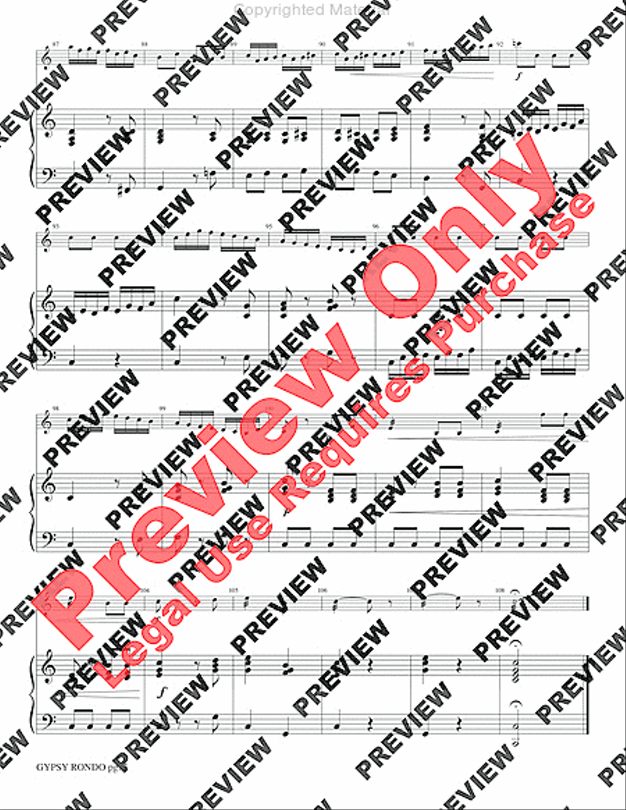 Gypsy Rondo Small Ensemble scores gallery preview page 7