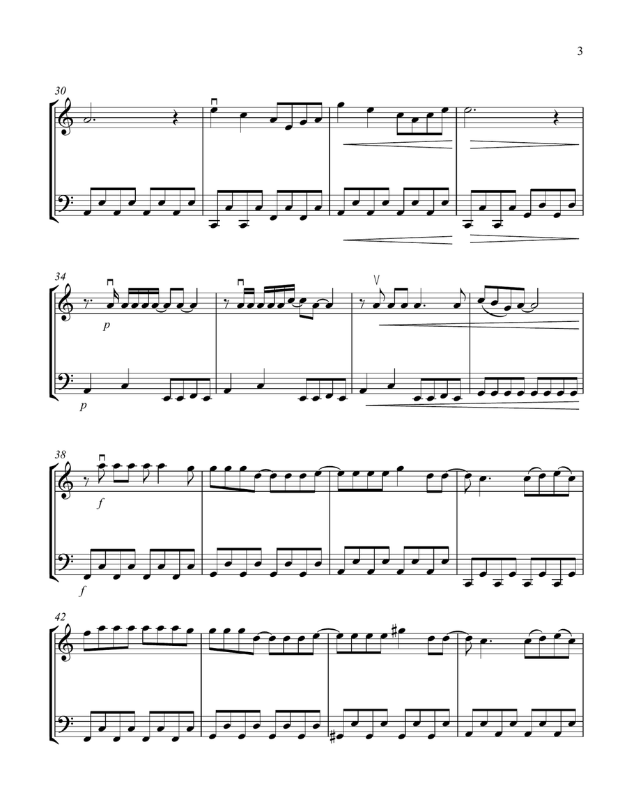 Bad Romance String Duet scores gallery preview page 3