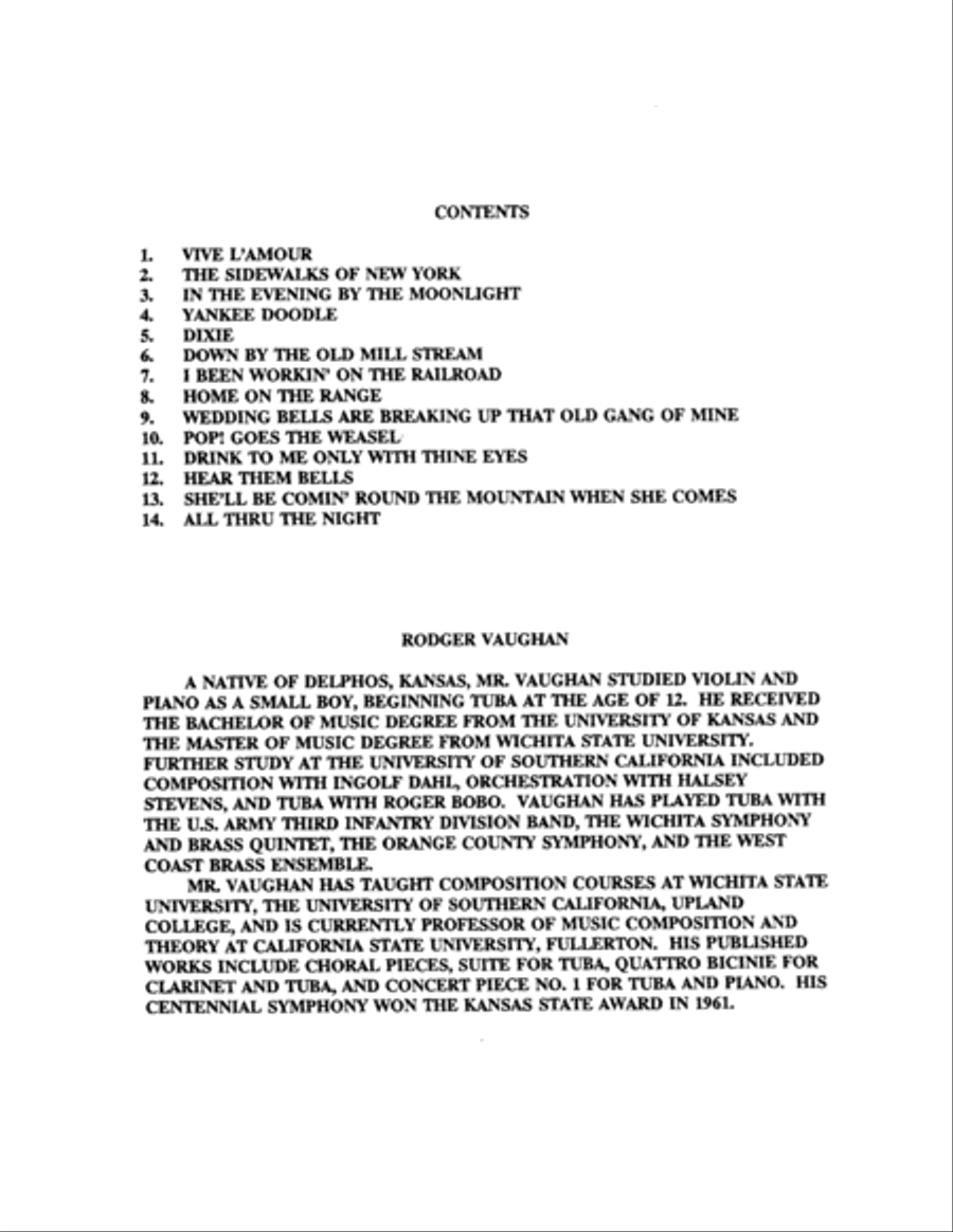 American Favorites- Quartets EETT scores gallery preview page 3